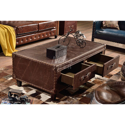 Luxe Vintage Industrial Retro Aviator Vintage Kofferbak Sigaren Koffietafel Lounge Pub Club Studio Meubelen Salon Meuble