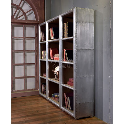 Moderne antieke stijl Industriële boekenkast Aviator kantoor bureau Luxe luchtvaartmeubelen voor thuis Hotel veelzijdig voor woonkamer